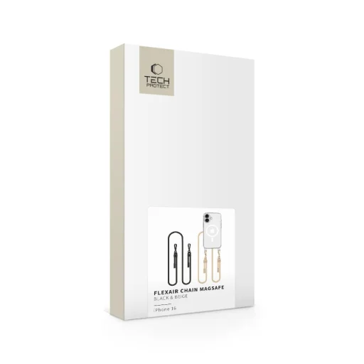 Tech-protect Flexair Chain Magsafe Iphone 16 Fekete és Taupe Tok - 5