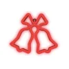 Neon LED KARÁCSONYI HARANGOK piros FLNE17 Forever Light