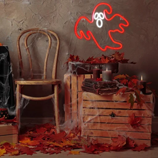 Neon PLEXI LED szellem piros FPNE12 Forever Light - 2