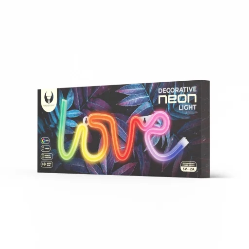 Neon LED RGB LOVE FLRN01 + RC Forever Light - 10