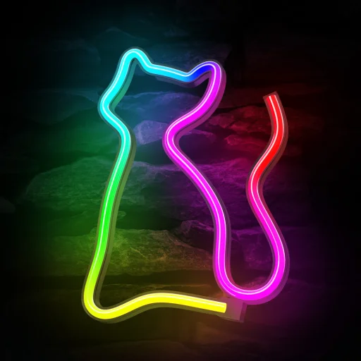 Neon LED RGB CAT FLRN03 + RC Forever Light - 4
