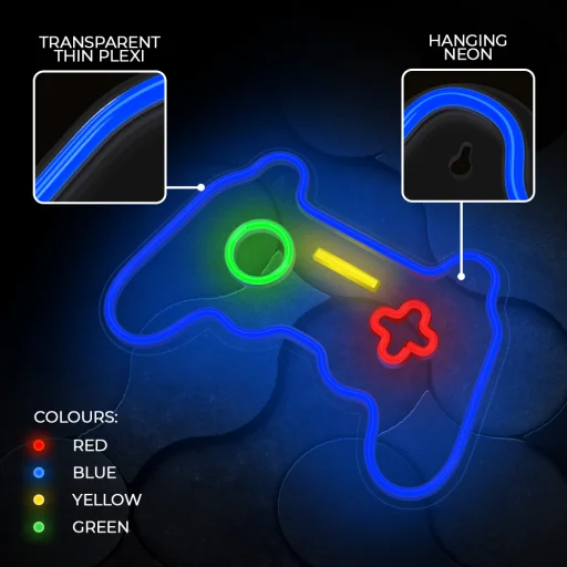 Neon PLEXI LED GAMEPAD színes FPNE03X Forever Light - 6