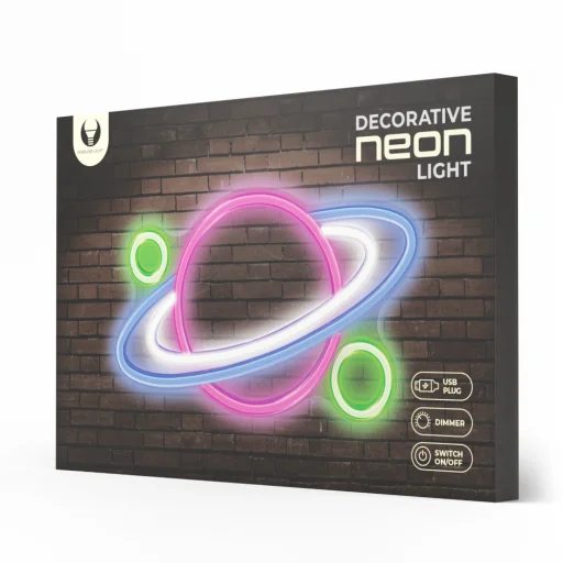 Neon PLEXI LED PLANET multicolor FPNE05X Forever Light - 3