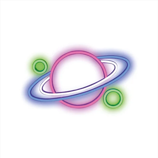 Neon PLEXI LED PLANET multicolor FPNE05X Forever Light - 1