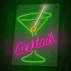 Neon PLEXI LED COCKTAILS rózsaszín zöld FPNE02X Forever Light thumbnail