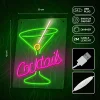 Neon PLEXI LED COCKTAILS rózsaszín zöld FPNE02X Forever Light thumbnail