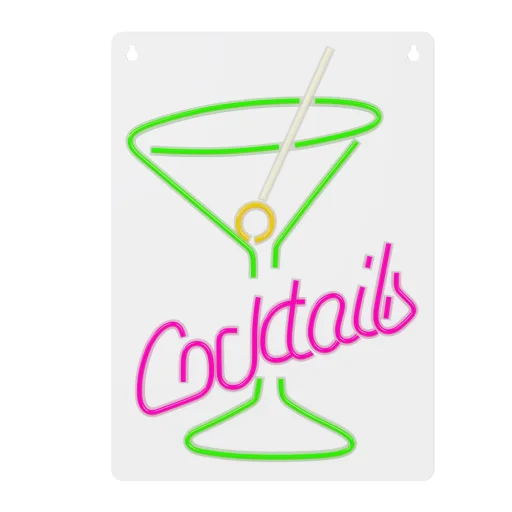 Neon PLEXI LED COCKTAILS rózsaszín zöld FPNE02X Forever Light - 1