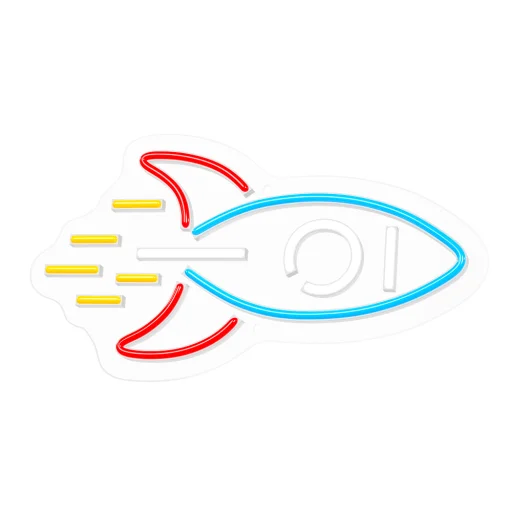 Neon PLEXI LED ROCKET multicolor NNE18 Neolia - 2