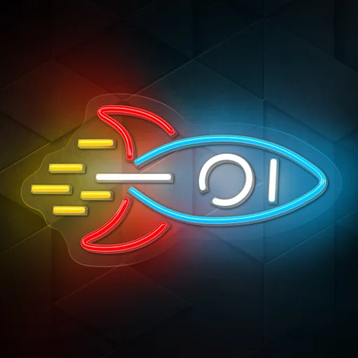 Neon PLEXI LED ROCKET multicolor NNE18 Neolia - 4