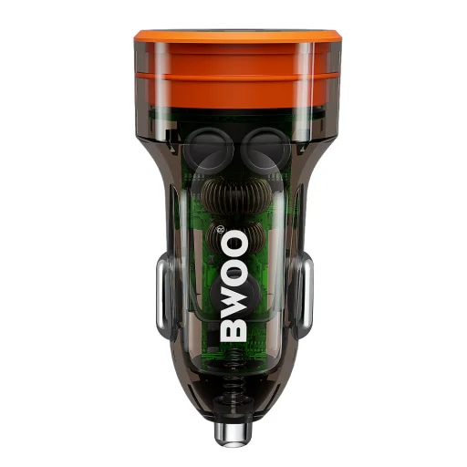 BWOO 38W gyors átlátszó autós töltő BO-CC85 QC 18W + PD 20W - 2