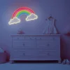 Neon PLEXI LED SZIVÁRVÁNY FELHŐKÖN többszínű FPNE32 Forever Light thumbnail