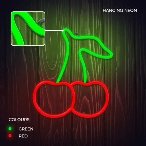 Neon LED Fény CHERRY zöld piros NNE23 Neolia - 4