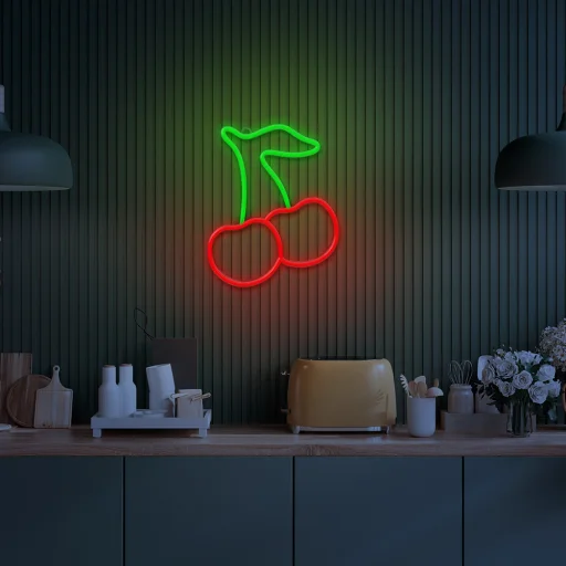 Neon LED Fény CHERRY zöld piros NNE23 Neolia - 6