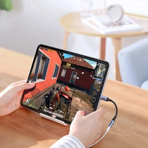 Ugreen AV161 fejhallgató adapter mini jack 3.5 mm (női) / USB-C (férfi) 10 cm - fekete - 4