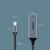 Ugreen külső hálózati adapter RJ45 - USB Type C (1000 Mbps / 1 Gbps) Gigabit Ethernet szürke (CM199) thumbnail