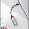Ugreen külső hálózati adapter RJ45 - USB Type C (1000 Mbps / 1 Gbps) Gigabit Ethernet szürke (CM199) thumbnail