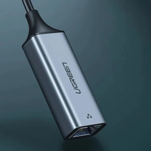 Ugreen külső hálózati adapter RJ45 - USB Type C (1000 Mbps / 1 Gbps) Gigabit Ethernet szürke (CM199) - 7