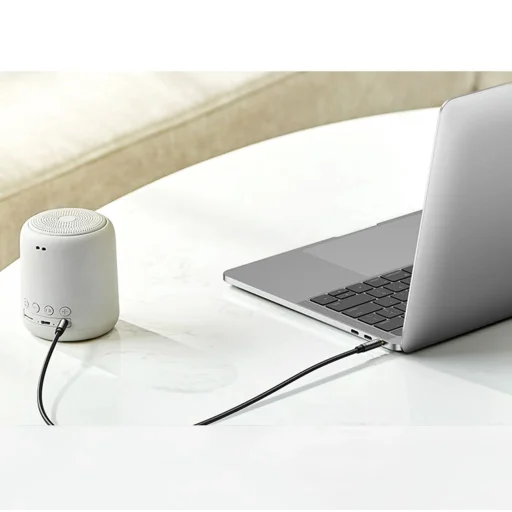 Ugreen derékszögű AUX kábel 2 x mini jack 3.5 mm 1m kék (AV112) - 9