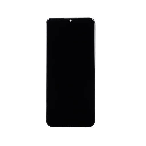 LCD kijelző + Érintőegység + Előlap Samsung A035G Galaxy A03 Fekete - 1