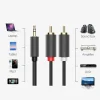 Ugreen AV102 10511 kábel 3.5 mm mini jack (male) / 2RCA (male) 1.5m - szürke thumbnail