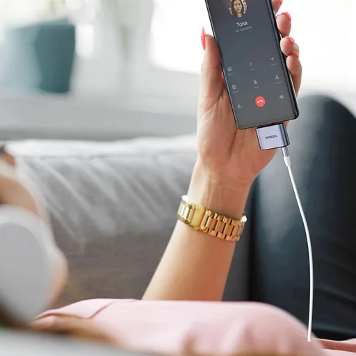 Ugreen CM231 USB-C mini jack 3.5 mm audio adapter - szürke - 12