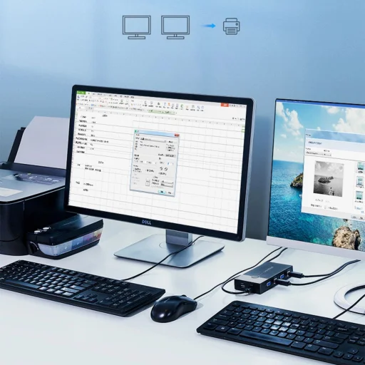 Ugreen 30357 KVM switch - fekete - 5