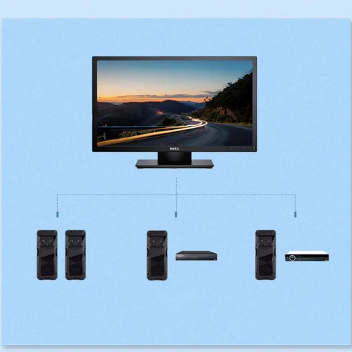 Ugreen 30357 KVM switch - fekete - 7