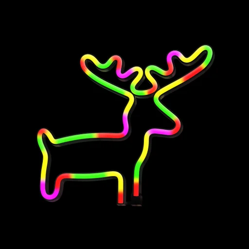 Neon LED Fény ELK többszínű Denevéres + USB FLNE12 Forever Light - 3