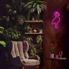 Neon LED Fény Flamingo Rózsaszín Denevér + USB FLNE18 Forever Light - 6