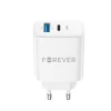 Forever TC-07-30AC PD QC töltő 1x USB-C 1x USB 30W fehér thumbnail