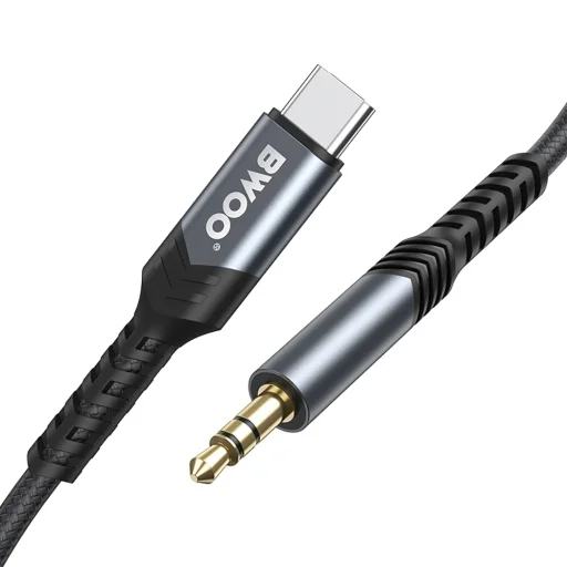 BWOO audio kábel BO-AUX066 aux 3.5mm-USB-C - 3