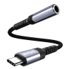 BWOO audio adapter kábel BZ47 aux 3,5 mm to USB-C fekete thumbnail