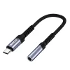 BWOO audio adapter kábel BZ47 aux 3,5 mm to USB-C fekete thumbnail