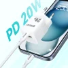 BWOO 20W mini fali töltő CDA156 USB-C, USB-A thumbnail