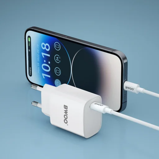 BWOO 20W fali töltő CDA159 USB-C - Lightning kábellel - 5