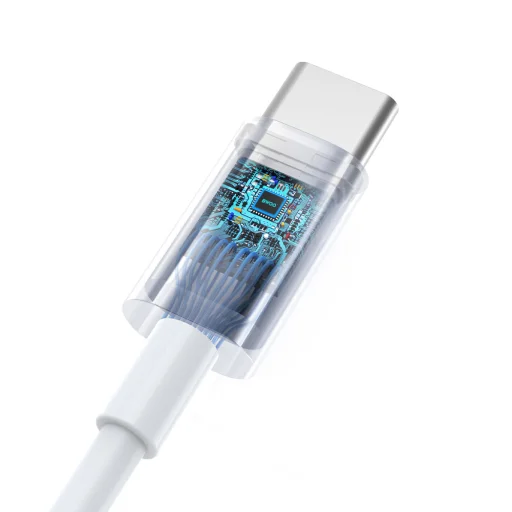 BWOO vezetékes fülhallgatók HF175 Iphone 15-höz USB-C digitális interfésszel fehér - 2