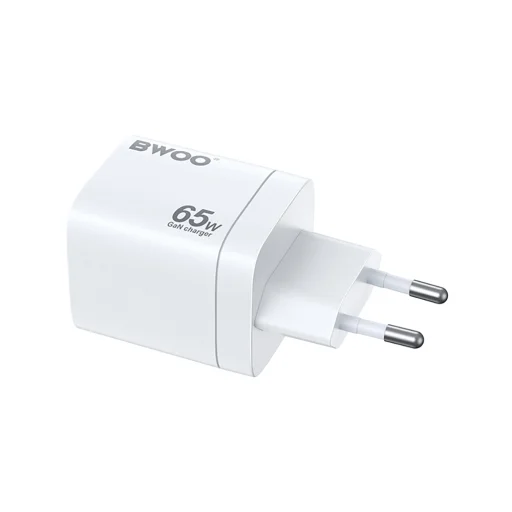BWOO Gyors 65W GaN UTAZÓ TÖLTŐ CDA147 2 x USB-C, 1 x USB-A - 3