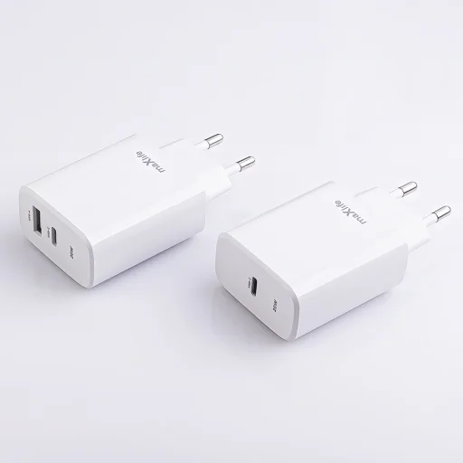 Maxlife MXTC-10-20AC PD QC töltő 1x USB-C 1x USB 20W fehér - 11