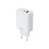 Maxlife MXTC-10-20AC PD QC töltő 1x USB-C 1x USB 20W fehér - 1