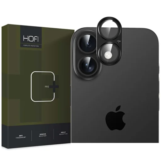 Hofi Fullcam Pro+ Kameravédő Iphone 16 / 16 Plus Fekete üvegfólia - 1