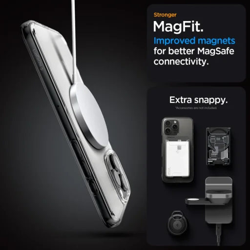  iPhone 16 Pro Max Frost Clear Spigen Ultra Hybrid Mag Magsafe tok - 7