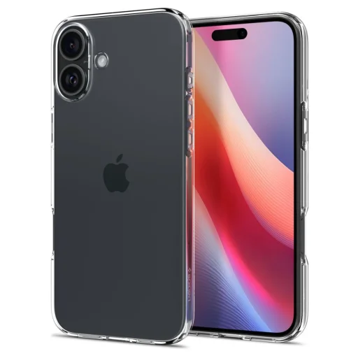  iPhone 16 átlátszó Spigen Liquid Crystal tok - 2