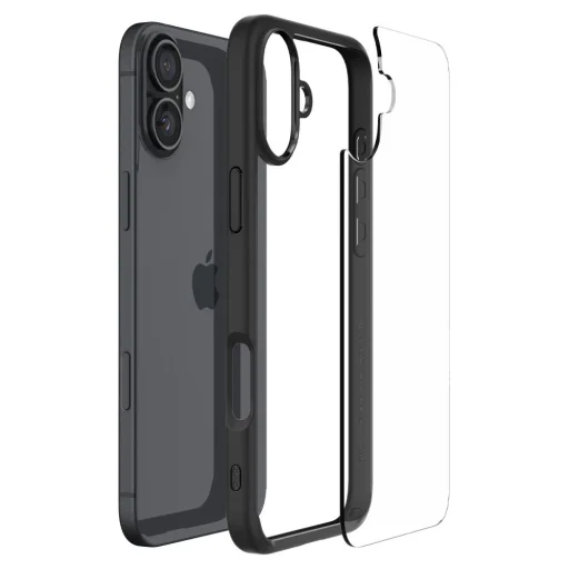  Apple iPhone 16 Plus Matt Fekete Spigen Ultra Hybrid Tok - 8