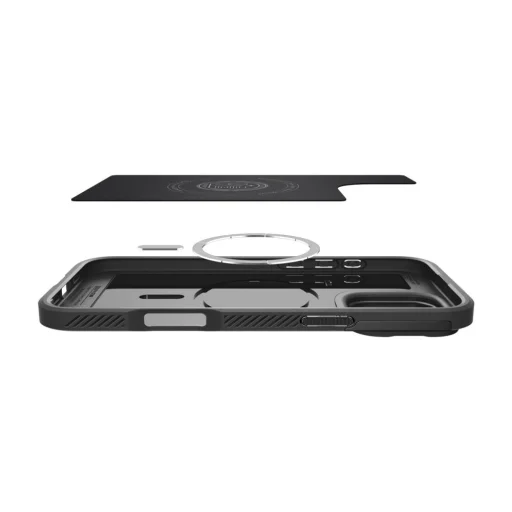  iPhone 16 Pro Max Fekete Spigen Optik Armor Mag Magsafe Tok - 8