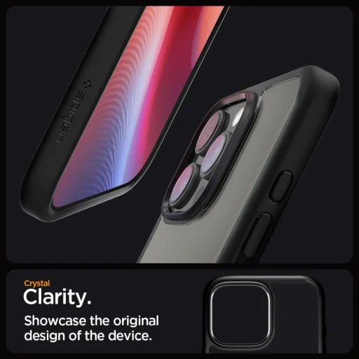  Iphone 16 Pro Matt Fekete Spigen Ultra Hybrid Tok - 12