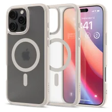  iPhone 16 Pro Frost Natural Titanium Spigen Ultra Hybrid Mag Magsafe tok