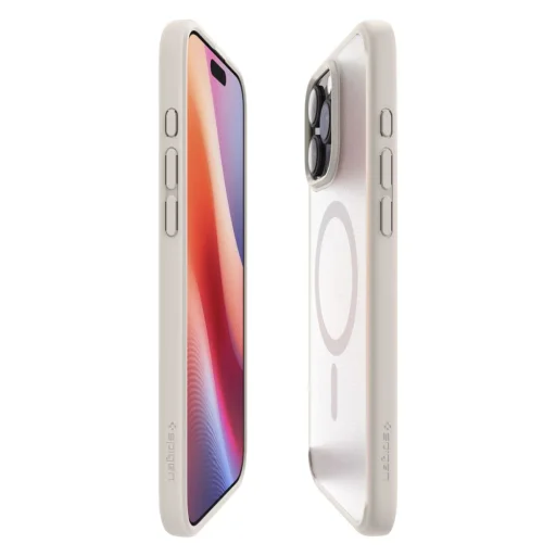  iPhone 16 Pro Frost Natural Titanium Spigen Ultra Hybrid Mag Magsafe tok - 4