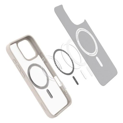  iPhone 16 Pro Frost Natural Titanium Spigen Ultra Hybrid Mag Magsafe tok - 5