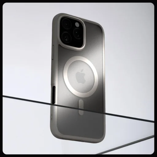  iPhone 16 Pro Frost Natural Titanium Spigen Ultra Hybrid Mag Magsafe tok - 6