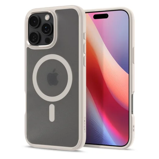  iPhone 16 Pro Frost Natural Titanium Spigen Ultra Hybrid Mag Magsafe tok - 2